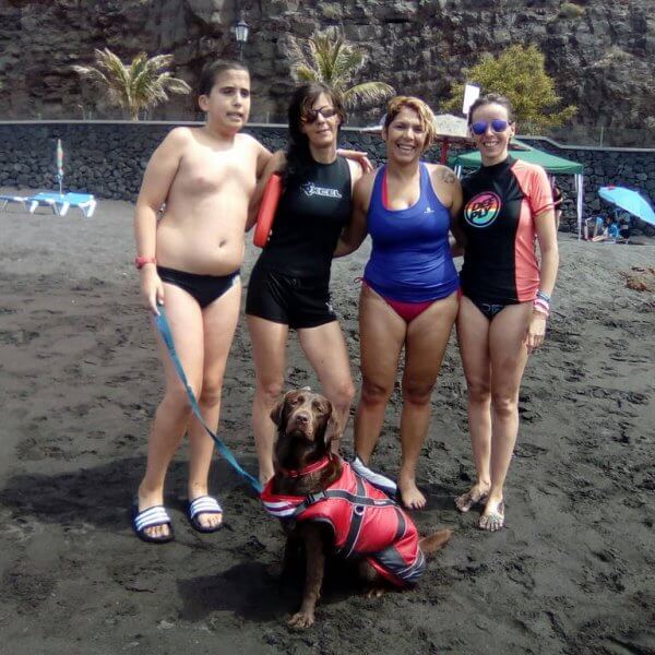 intervención para el autismo con perros en La Palma