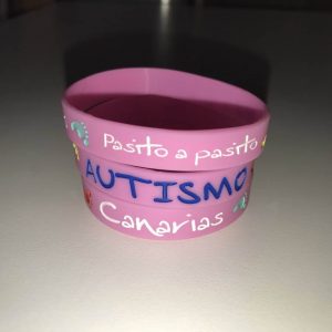 Pulsera rosada Conexión Autismo Canarias