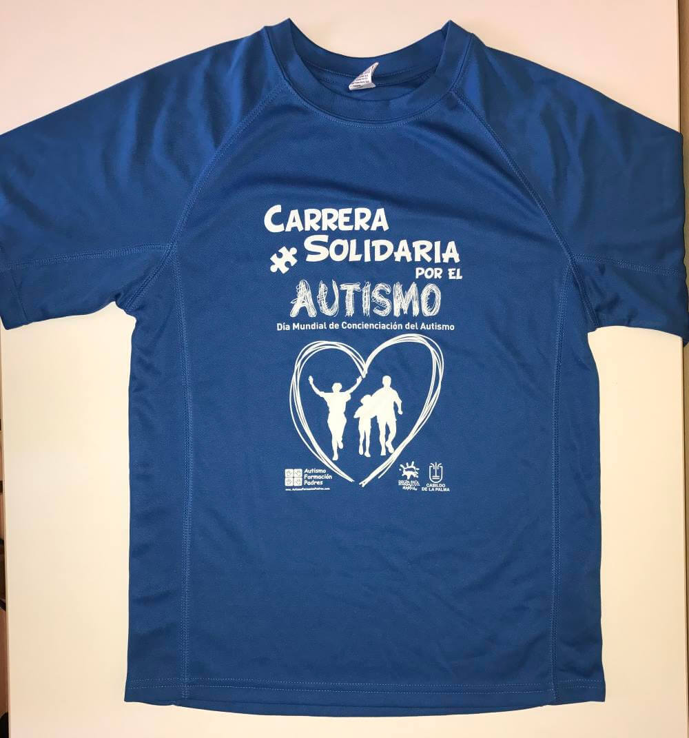 camiseta Carrera Autismo La Palma 2016