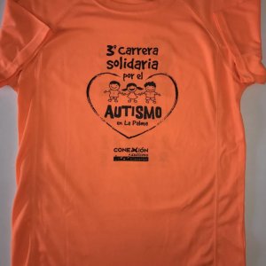 camiseta carrera autismo La Palma 2018